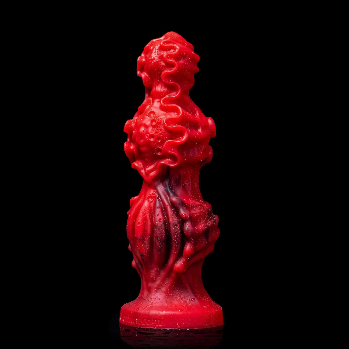 Oieffur Abyssal Depths beaded dildo made from medical-grade silicone, featuring a detailed fantasy design and multiple beaded sections.