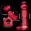 Male silicone penis sleeve from Oieffur, extending girth and length, shown in a close-up image highlighting the textured sheath.