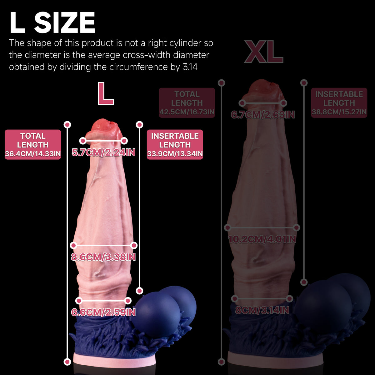 Brakheth Realistischer Muskel-Dildo
