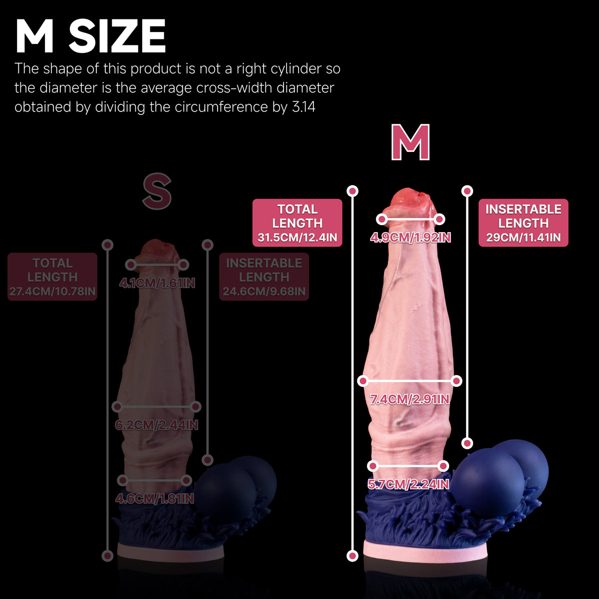 Brakheth Realistischer Muskel-Dildo